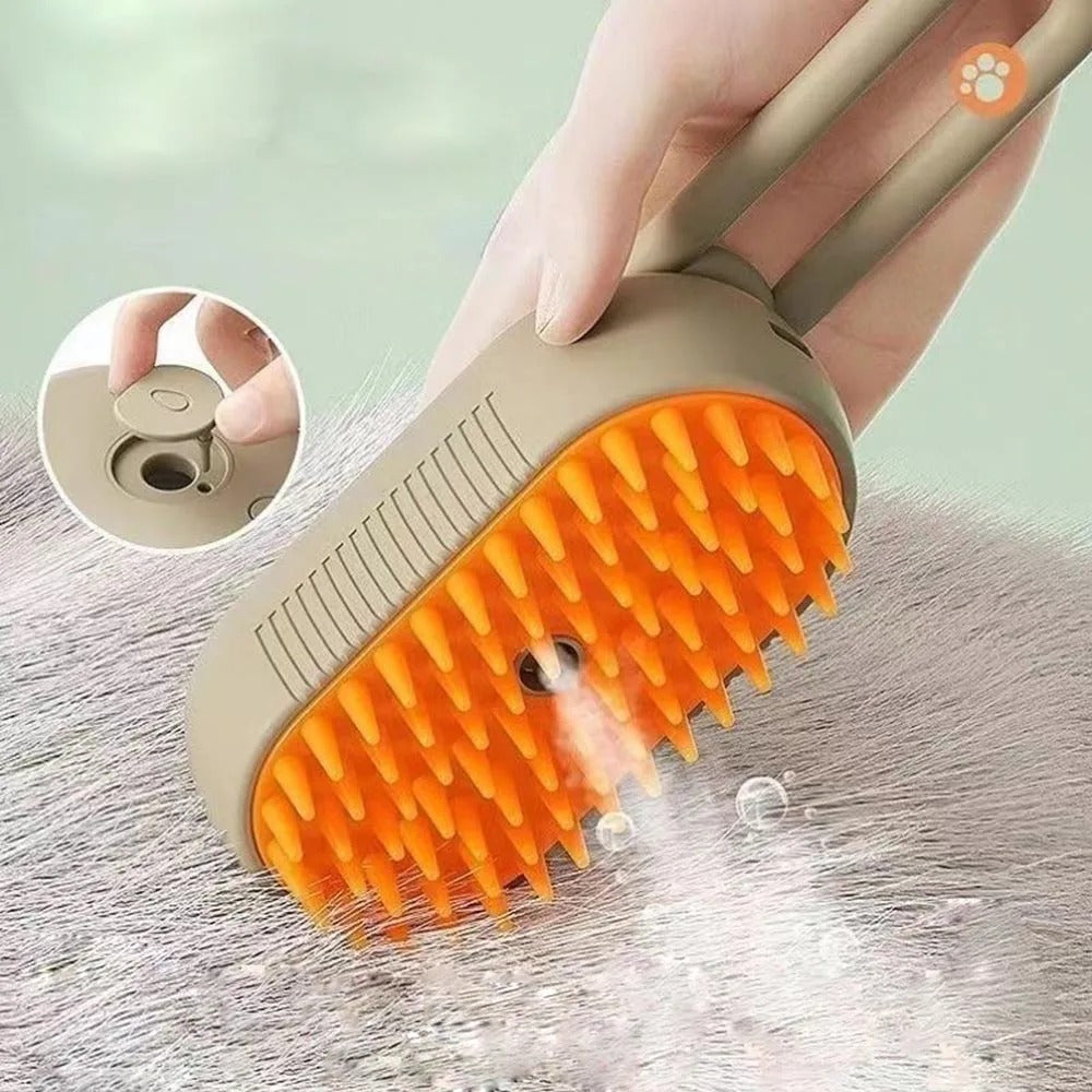 3 in 1 Steam Pet Brush